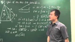 Luyện thi đại học môn toán 2014 Đề thi thử ĐH Môn toán lần 1