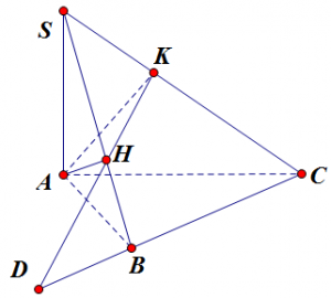 hình chóp có cạnh bên vuông góc