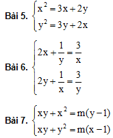 B10. Hệ phương tr&igrave;nh bậc 2 – đối xứng loại 2