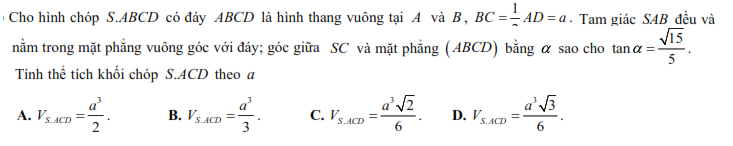 mặt phẳng vuông góc với đáy