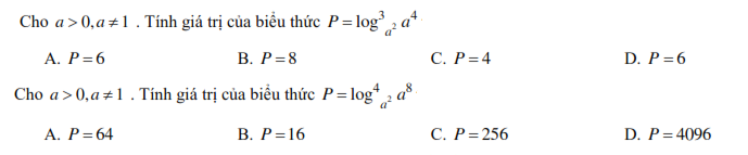 logarit luỹ thừa logarit luỹ thừa